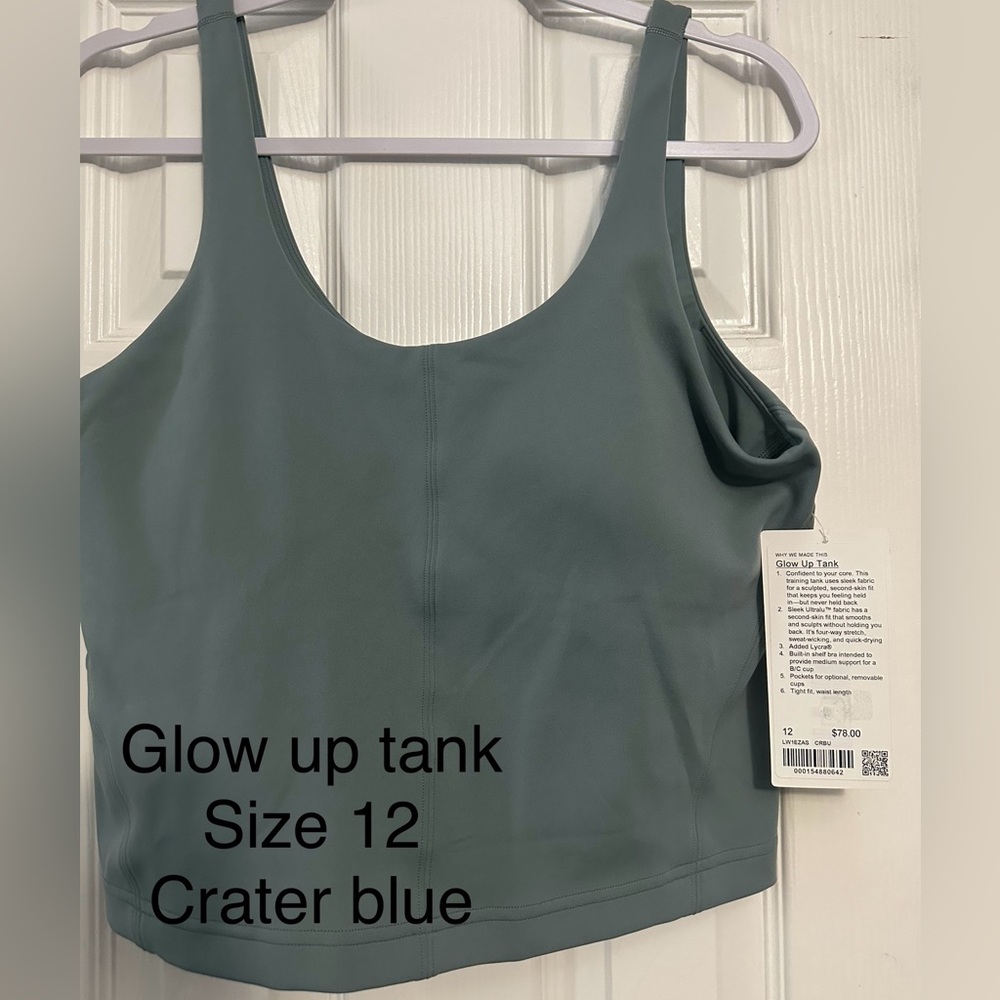 Lululemon glow up tank